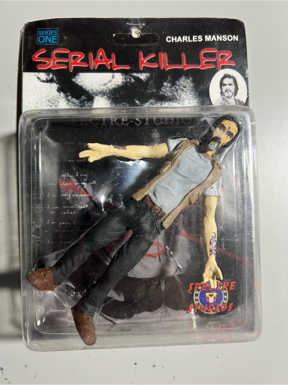 Charles Manson Serial Killer Action Figure Series One by Spectre Studios RARE